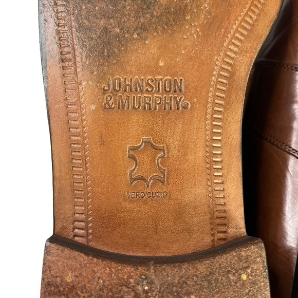 Johnston & Murphy Brown Leather‎ Dress Shoes Tassel Loafers Mens Size 9.5 main image 8